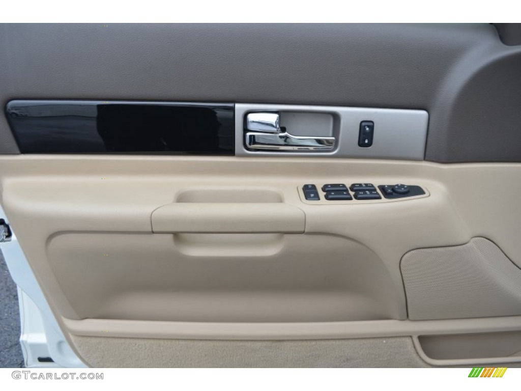 2005 LS V6 Luxury - Ceramic White Pearlescent / Camel photo #8