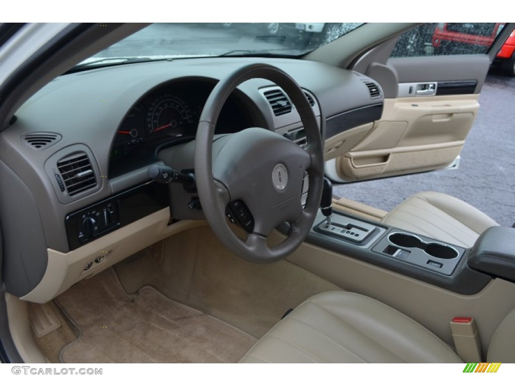 2005 LS V6 Luxury - Ceramic White Pearlescent / Camel photo #11