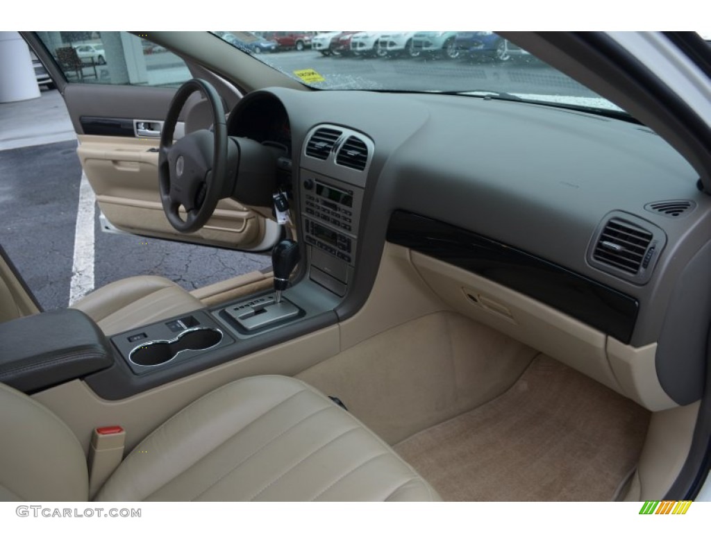 2005 LS V6 Luxury - Ceramic White Pearlescent / Camel photo #16