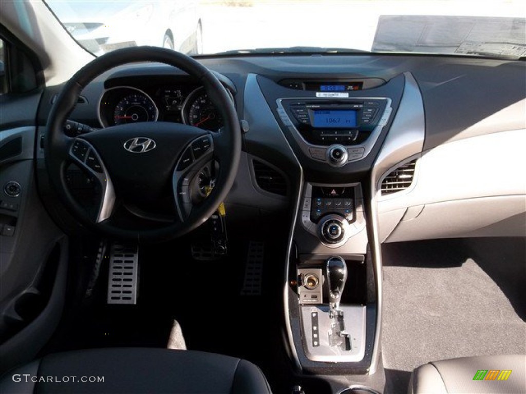 2013 Elantra Coupe SE - Blue Sky Metallic / Gray photo #13