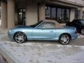 2001 Crystal Blue Metallic Mazda MX-5 Miata LS Roadster  photo #3