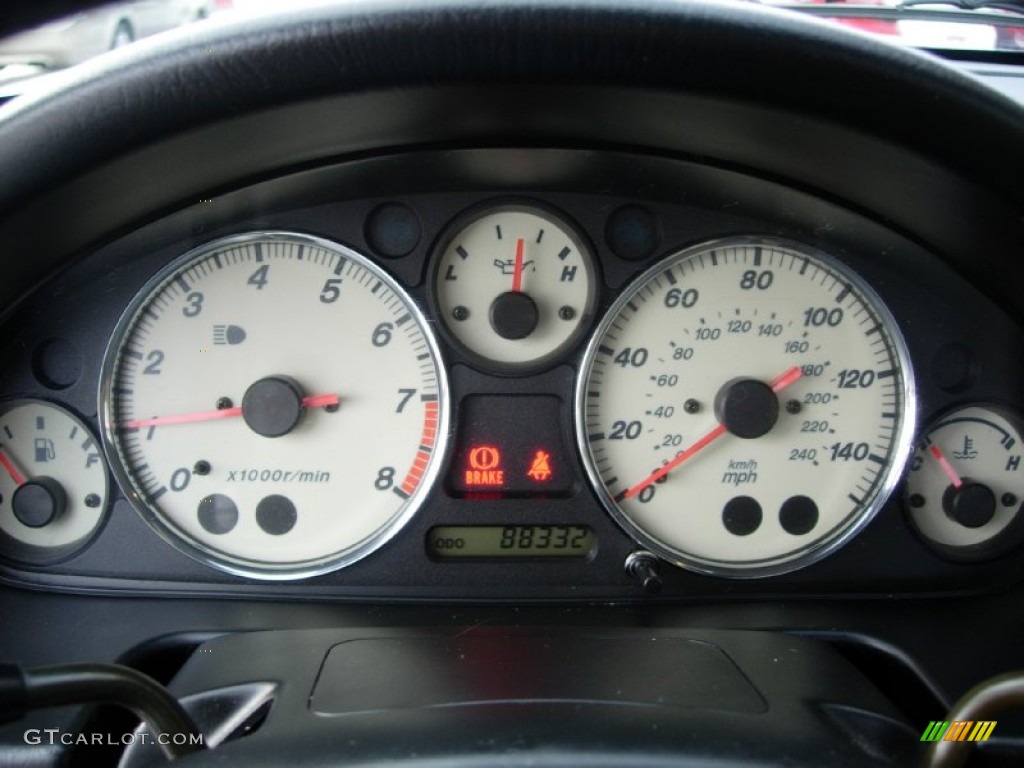 2001 MX-5 Miata LS Roadster - Crystal Blue Metallic / Tan photo #12
