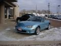 2001 Crystal Blue Metallic Mazda MX-5 Miata LS Roadster  photo #14