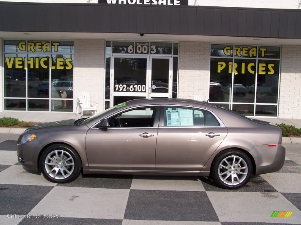 2011 Malibu LTZ - Mocha Steel Metallic / Ebony photo #1