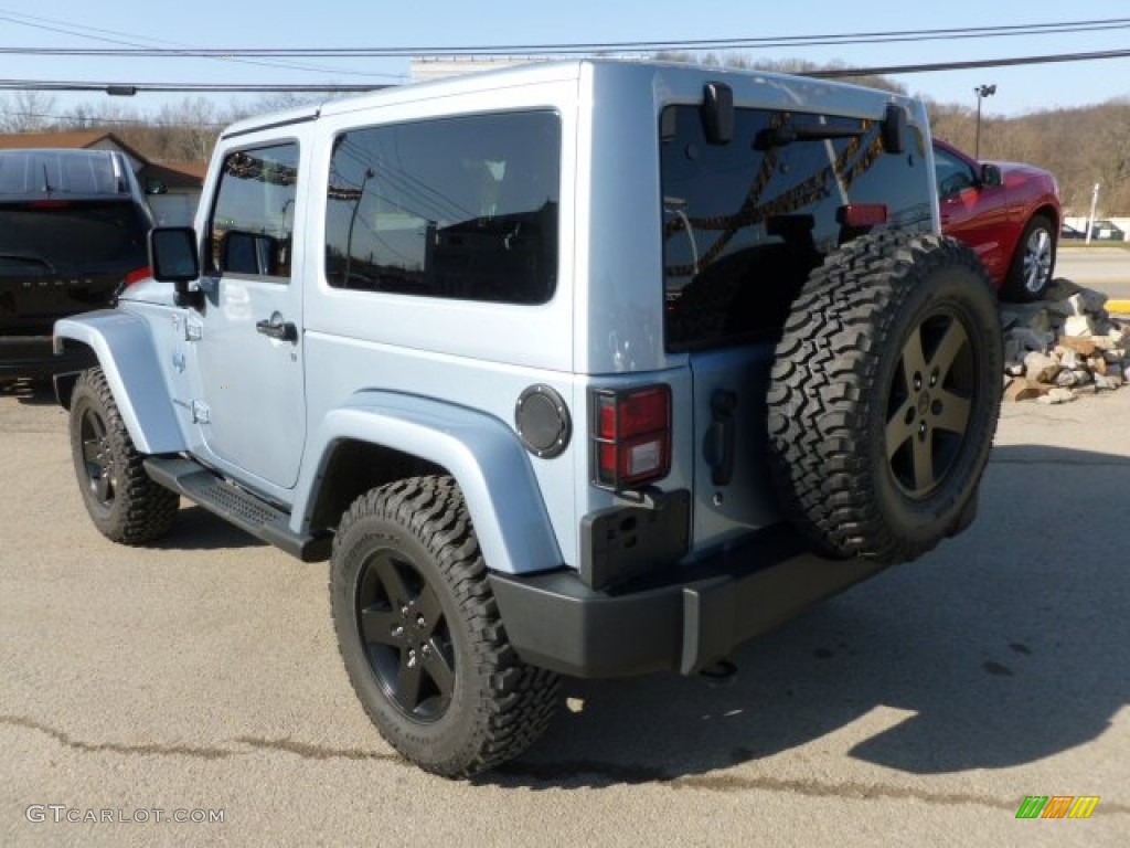 2012 Wrangler Sahara Arctic Edition 4x4 - Winter Chill Pearl / Black photo #3