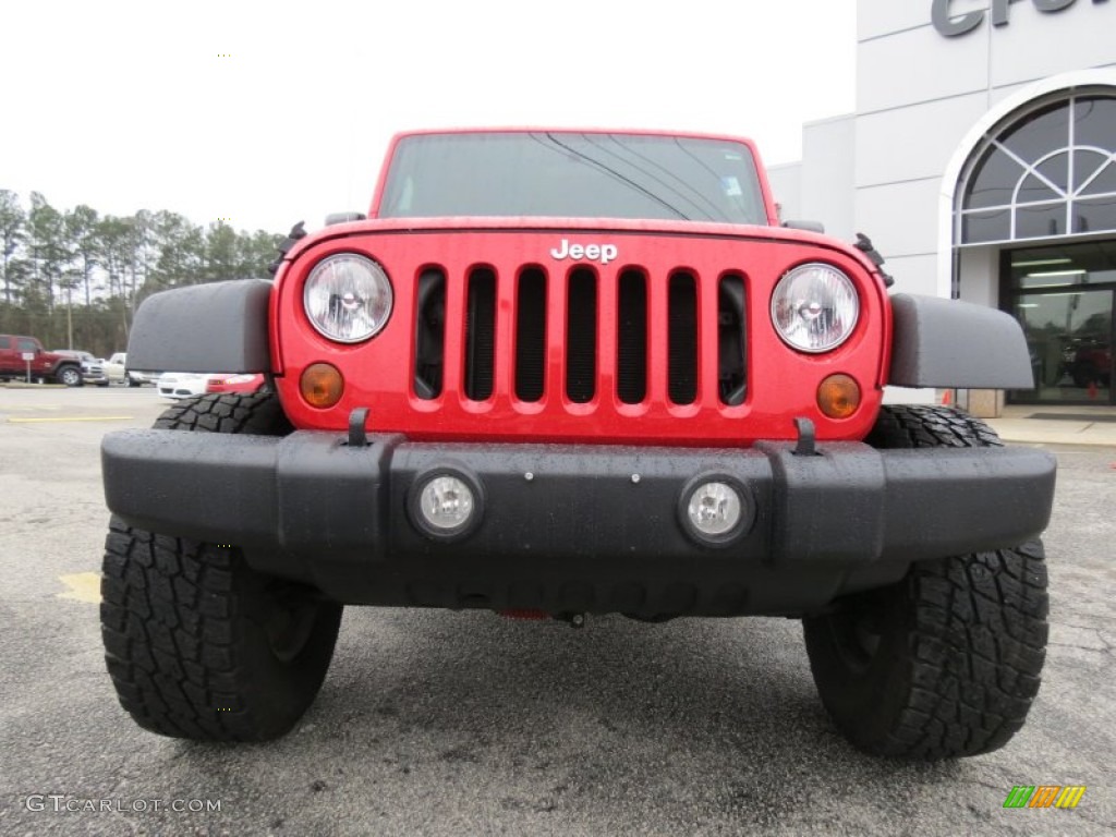 2012 Wrangler Unlimited Sport S 4x4 - Flame Red / Black photo #2