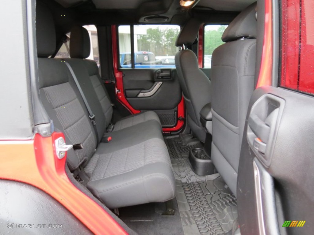 2012 Wrangler Unlimited Sport S 4x4 - Flame Red / Black photo #15