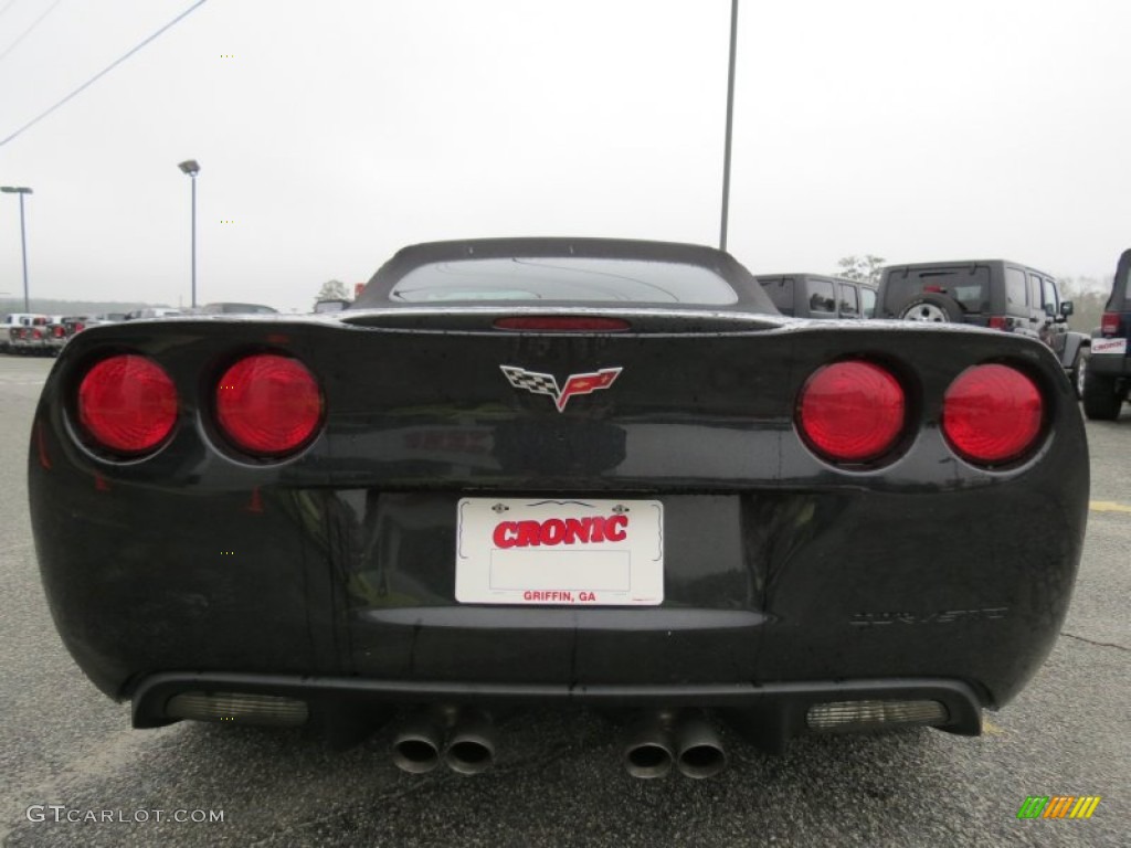 2007 Corvette Convertible - Black / Ebony photo #6
