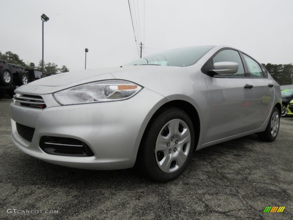 2013 Dart SE - Bright Silver Metallic / Black photo #3