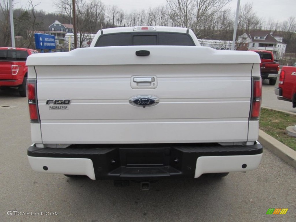 2011 F150 Limited SuperCrew 4x4 - White Platinum Metallic Tri-Coat / Steel Gray/Black photo #4