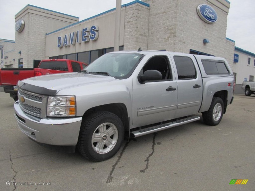 2012 Silverado 1500 LT Crew Cab 4x4 - Silver Ice Metallic / Ebony photo #1