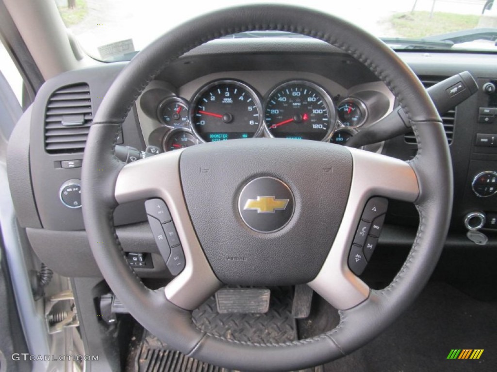 2012 Silverado 1500 LT Crew Cab 4x4 - Silver Ice Metallic / Ebony photo #9