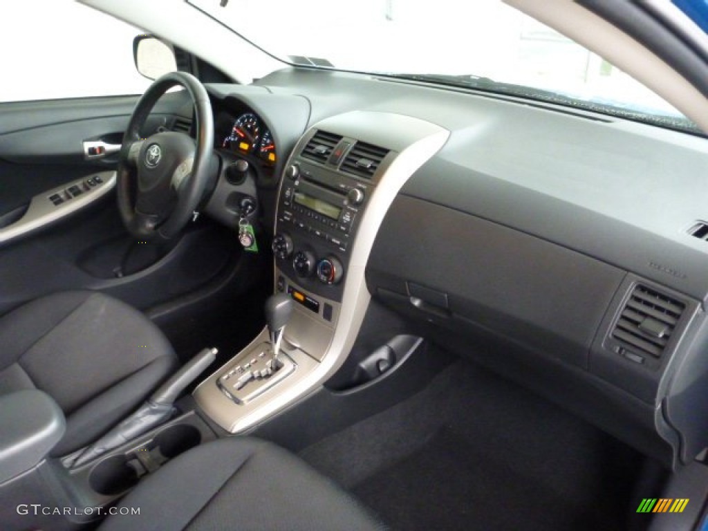 2010 Corolla S - Blue Streak Metallic / Dark Charcoal photo #10