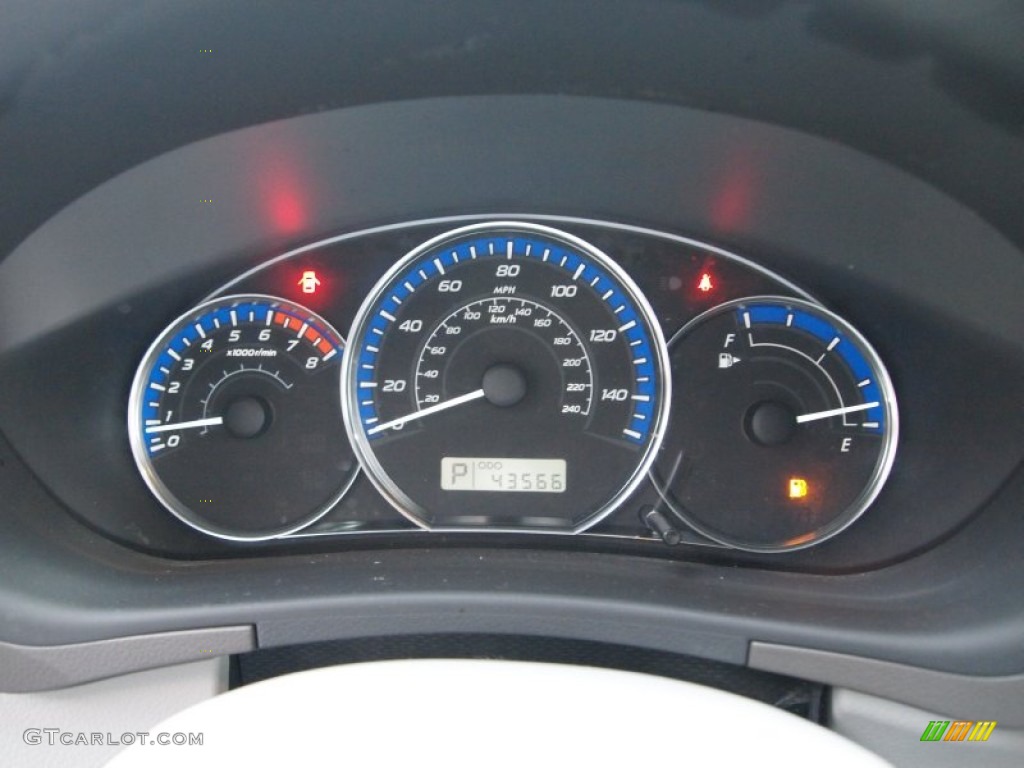 2010 Subaru Forester 2.5 X Limited Gauges Photo #75932185
