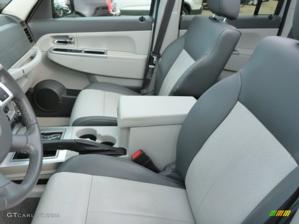 Pastel Slate Gray Interior 2008 Jeep Liberty Limited 4x4 Photo #75933592