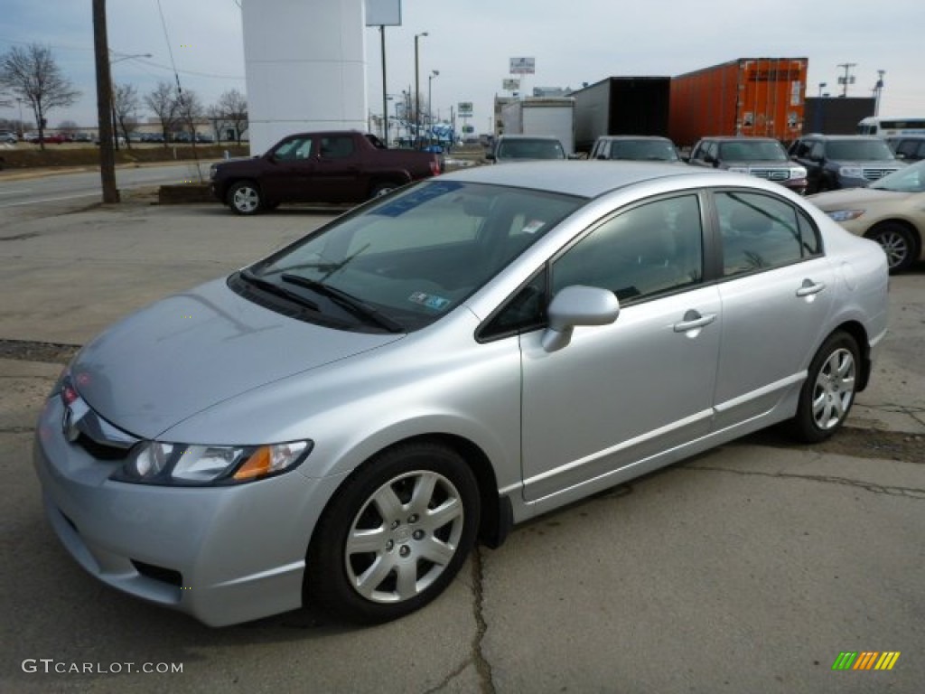 Alabaster Silver Metallic 2010 Honda Civic LX Sedan Exterior Photo #75933882