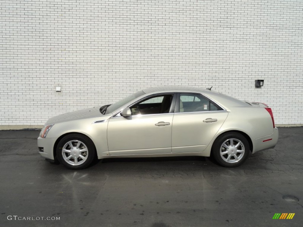 Gold Mist 2008 Cadillac CTS Sedan Exterior Photo #75934293