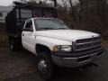 Bright White - Ram 3500 ST Regular Cab 4x4 Dually Stake Truck Photo No. 3