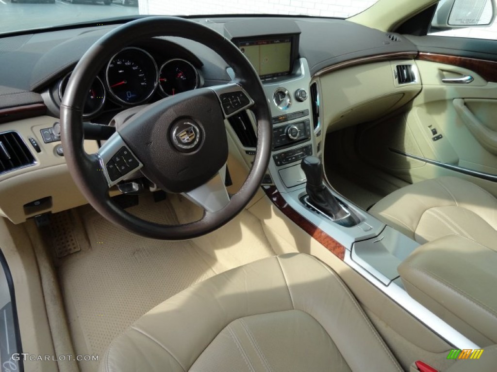 Cashmere/Cocoa Interior 2008 Cadillac CTS Sedan Photo #75934331