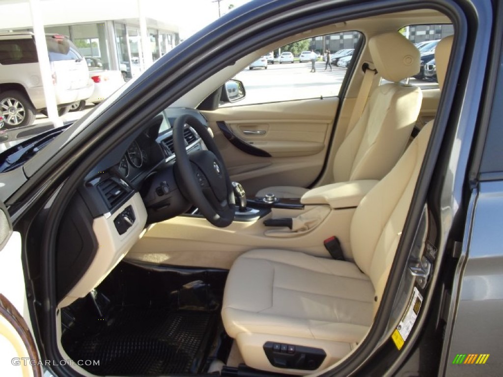 2013 3 Series 328i Sedan - Mineral Grey Metallic / Venetian Beige photo #13