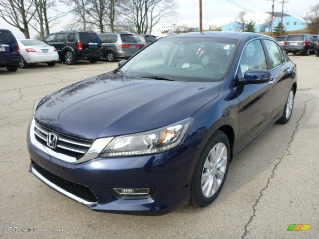 Obsidian Blue Pearl 2013 Honda Accord EX-L Sedan Exterior Photo #75934566