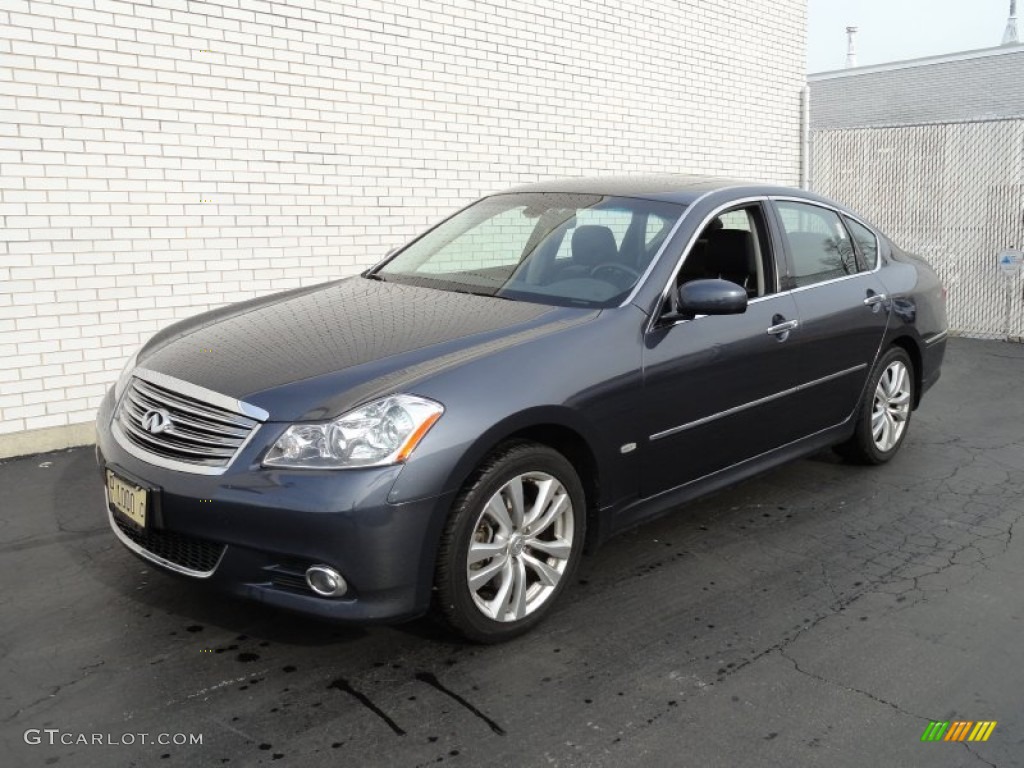 2009 M 35x AWD Sedan - Slate Blue / Graphite Black photo #1