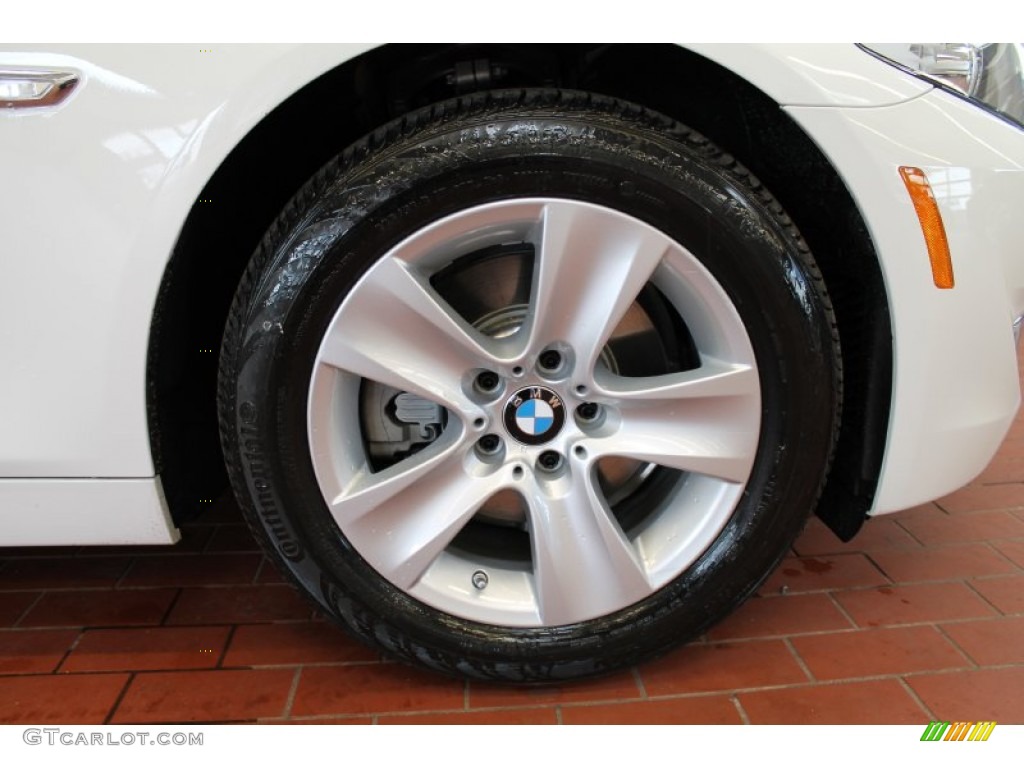 2013 5 Series 528i xDrive Sedan - Alpine White / Black photo #6