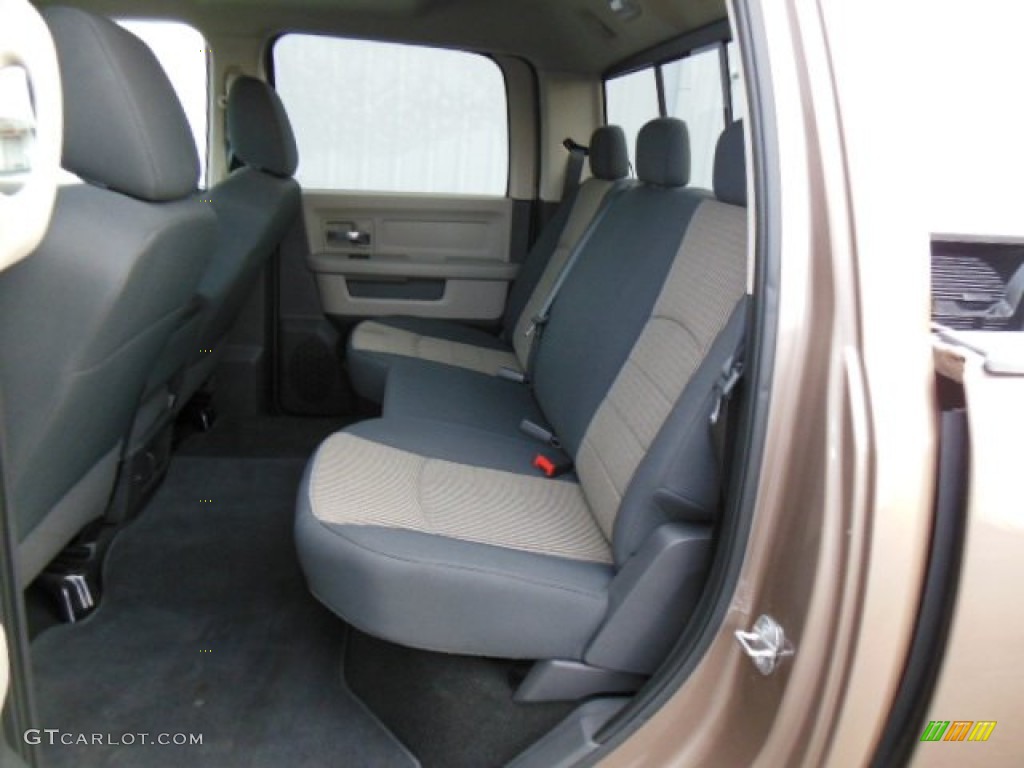 2009 Dodge Ram 1500 Big Horn Edition Crew Cab 4x4 Rear Seat Photo #75935230