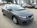 Polished Metal Metallic - Civic LX Sedan Photo No. 6