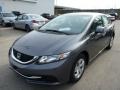 Polished Metal Metallic - Civic LX Sedan Photo No. 8