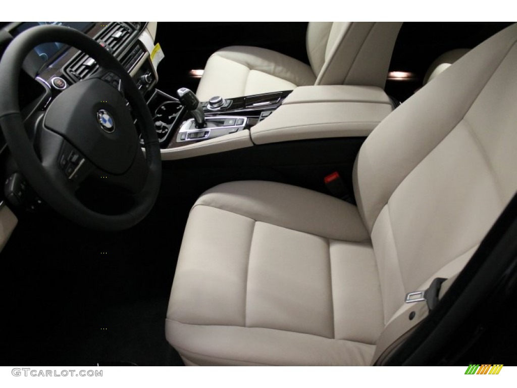 2013 5 Series 535i xDrive Sedan - Dark Graphite Metallic II / Oyster/Black photo #9