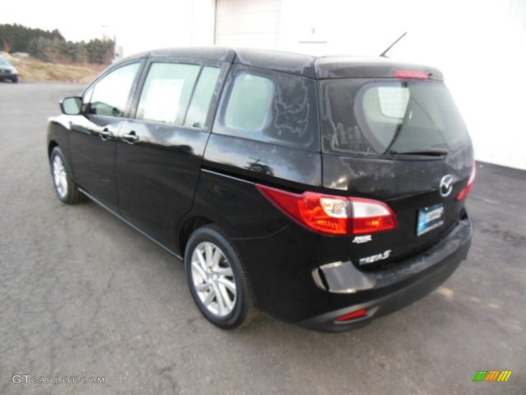 2012 MAZDA5 Sport - Brilliant Black / Black photo #8