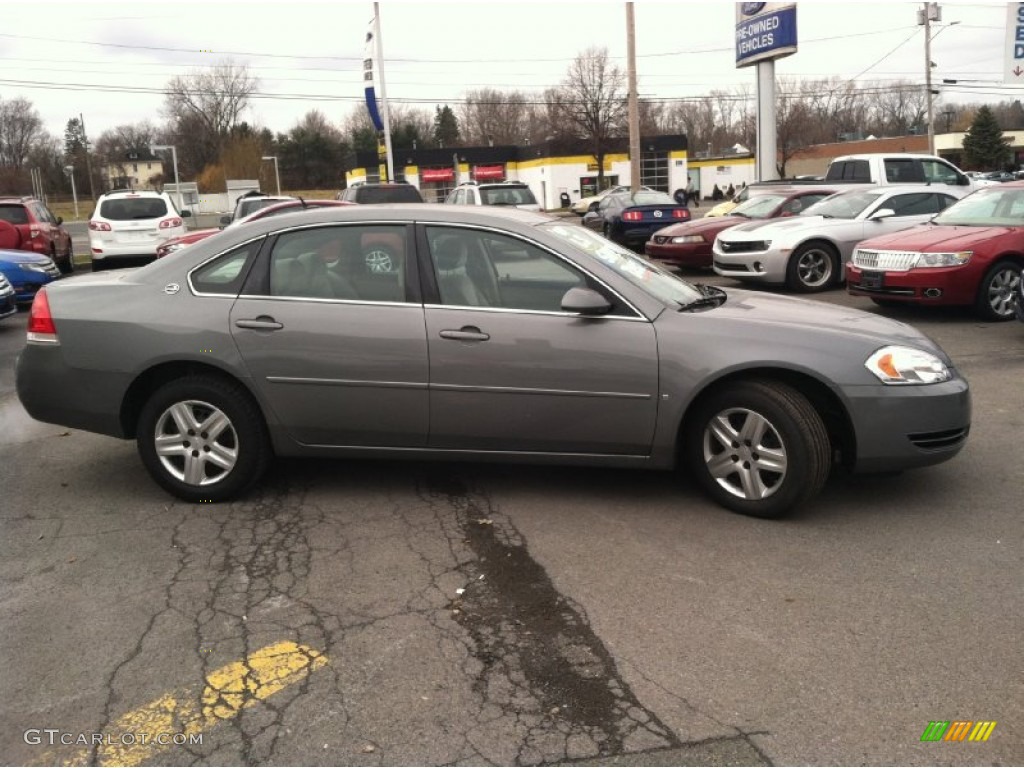 2007 Impala LS - Dark Silver Metallic / Gray photo #4