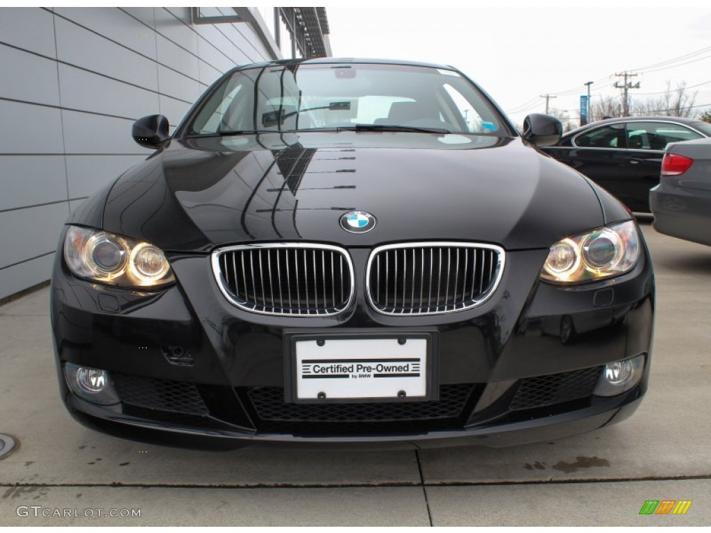 2010 3 Series 328i xDrive Coupe - Black Sapphire Metallic / Black photo #2