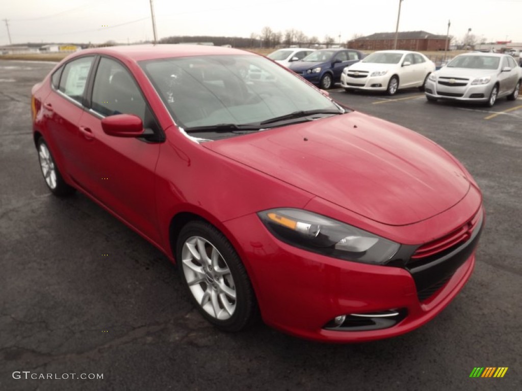 2013 Dart Rallye - Redline 2-Coat Pearl / Diesel Gray photo #3