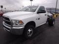 2012 Bright White Dodge Ram 3500 HD ST Regular Cab 4x4 Dually Chassis  photo #1