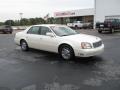 White Diamond Pearl 2002 Cadillac DeVille Sedan