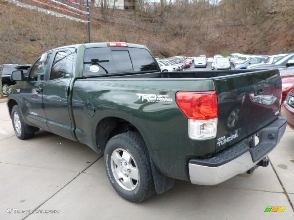 2010 Tundra TRD Double Cab 4x4 - Spruce Green Mica / Graphite Gray photo #10