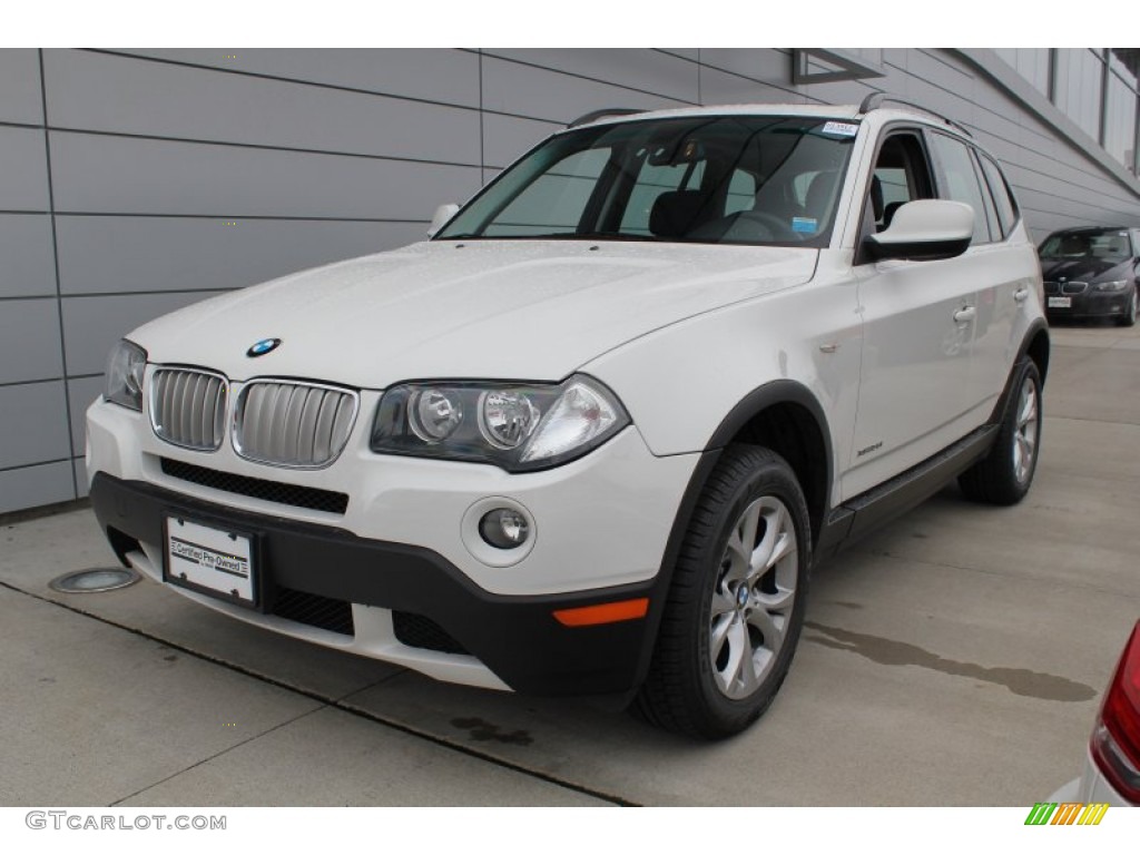 2010 X3 xDrive30i - Alpine White / Black photo #1