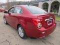 2013 Crystal Red Tintcoat Chevrolet Sonic LT Sedan  photo #4