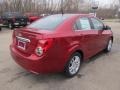 2013 Crystal Red Tintcoat Chevrolet Sonic LT Sedan  photo #6