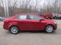 2013 Crystal Red Tintcoat Chevrolet Sonic LT Sedan  photo #7