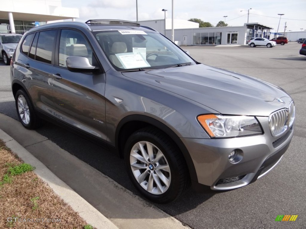 Space Gray Metallic 2013 BMW X3 xDrive 28i Exterior Photo #75938653