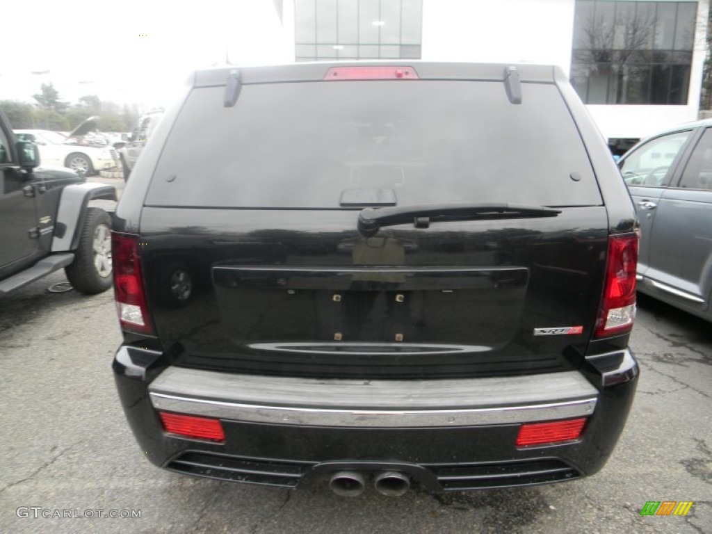 2008 Grand Cherokee SRT8 4x4 - Black / Dark Slate Gray photo #3