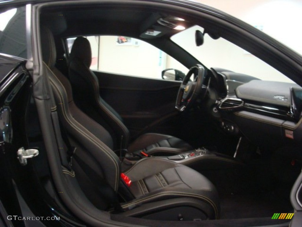 Nero (Black) Interior 2011 Ferrari 458 Italia Photo #75939833