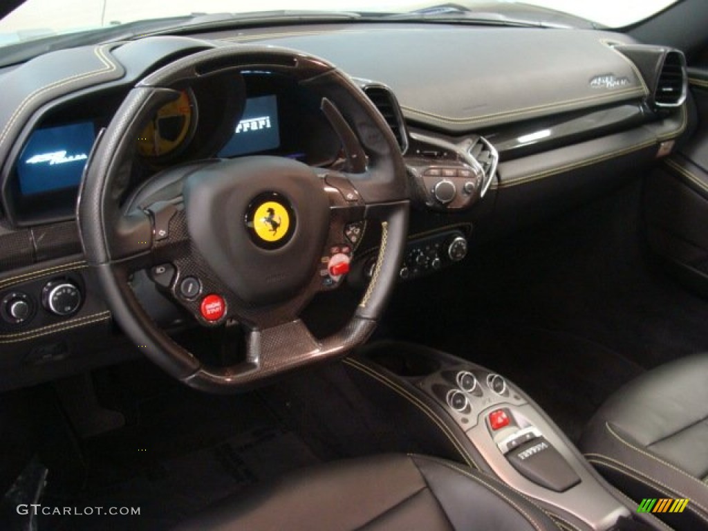 2011 Ferrari 458 Italia Nero (Black) Dashboard Photo #75939864