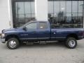 2004 Patriot Blue Pearl Dodge Ram 3500 SLT Quad Cab 4x4 Dually  photo #2