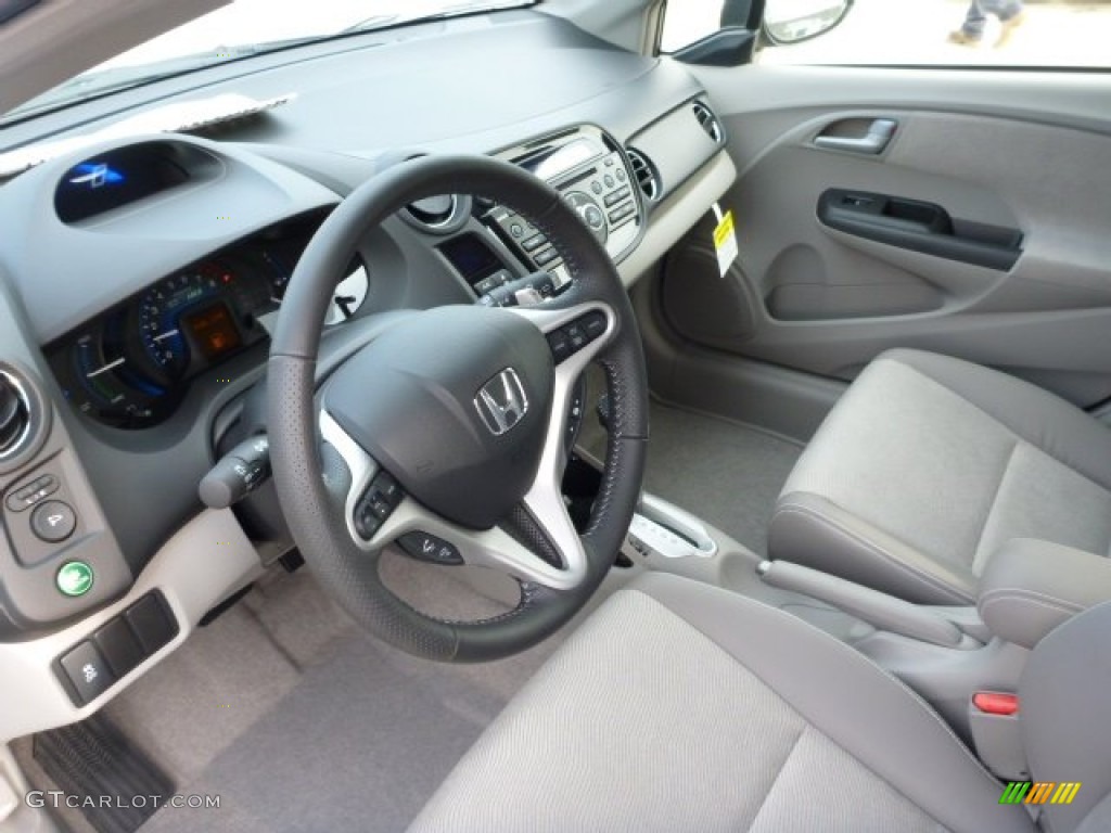 Gray Interior 2013 Honda Insight EX Hybrid Photo #75940072