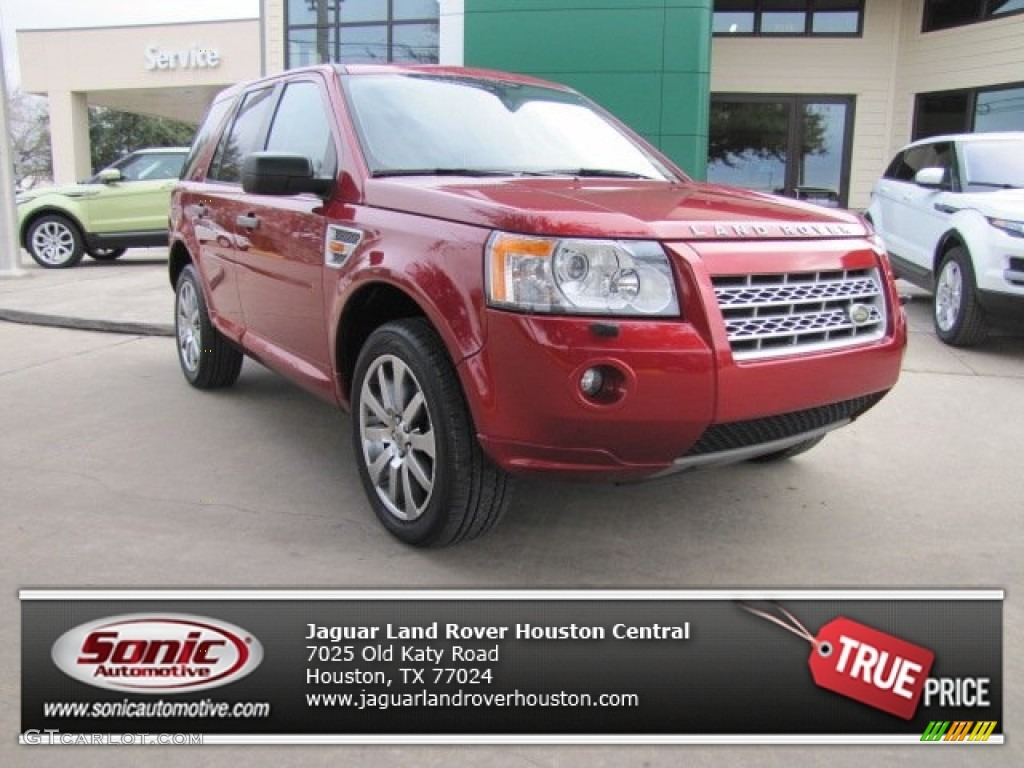 2008 LR2 HSE - Rimini Red Metallic / Ebony Black photo #1