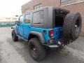 2010 Surf Blue Pearl Jeep Wrangler Unlimited Sport 4x4  photo #3